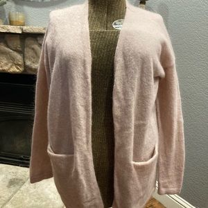 H&M Mohair pink cardigan